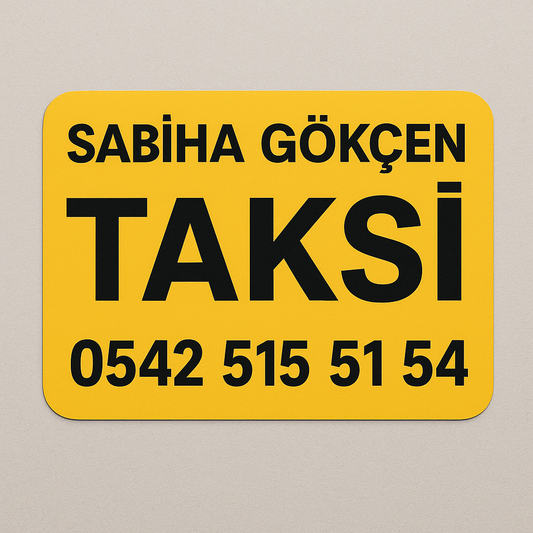 Sabiha Gökçen Korsan Taksi